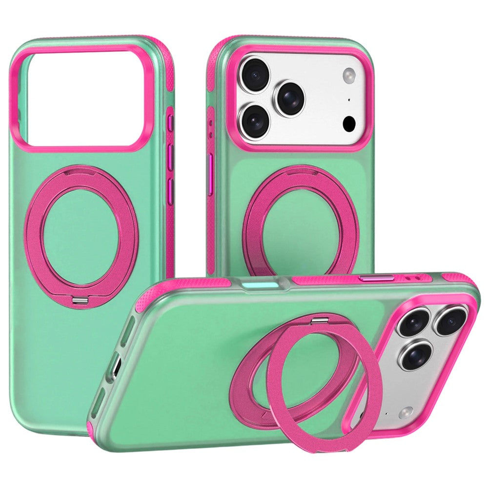 Zweifarbige/Stoßabsorbierende MagSafe/Magnet Hülle/Case mit integriertem Ständer für iPhone 18 Pro, 18 Pro Max | ZITOCASES®