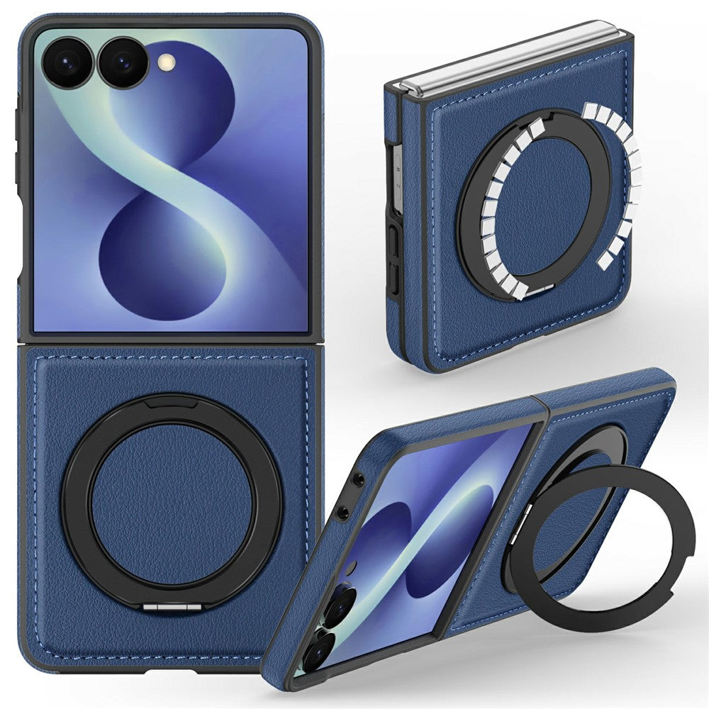 Kunstleder MagSafe/Magnet Hülle/Case mit integriertem Ständer für Samsung Galaxy Z Flip 8 | ZITOCASES®
