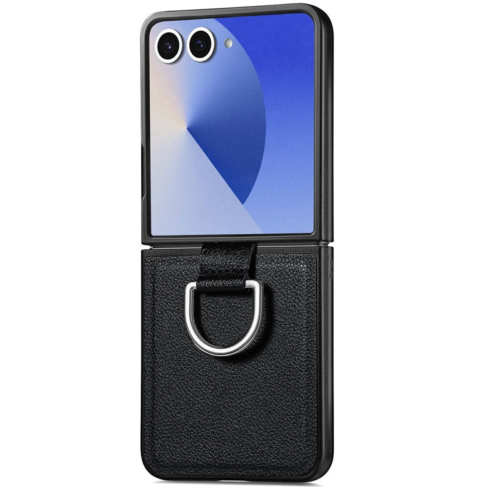 Kunstleder Ring Hülle/Case für Samsung Galaxy Z Flip 8 | ZITOCASES®