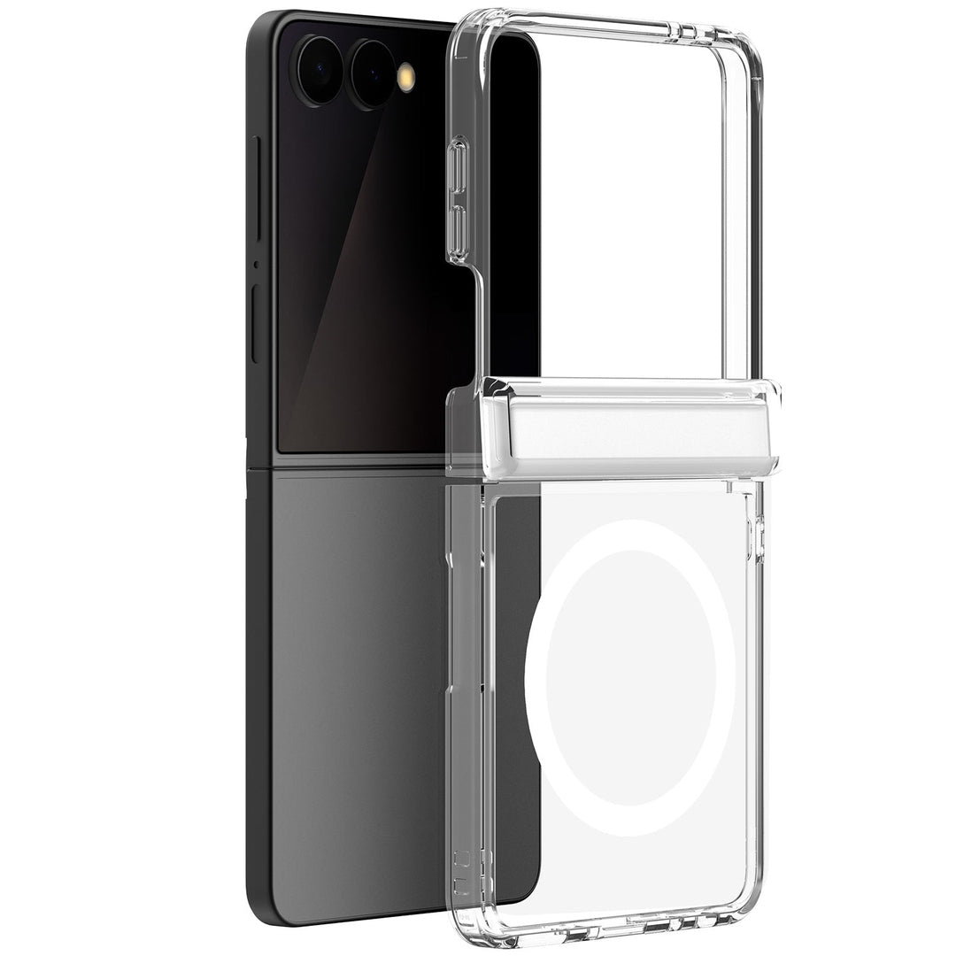 Kristallklare MagSafe/Magnet Hartplastik Hülle/Case für Samsung Galaxy Z Flip 8 | ZITOCASES®