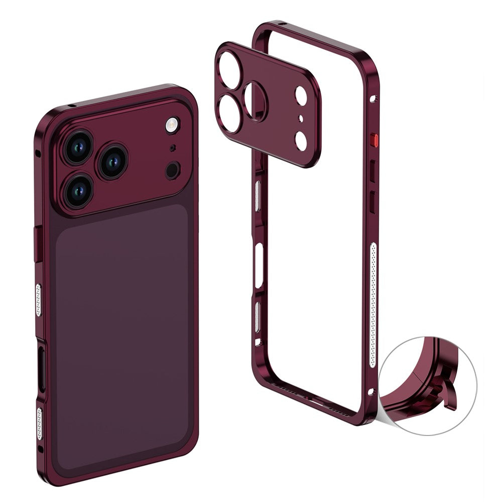 Rahmen/Bumper Aluminium Hülle/Case (inkl. Kameraabdeckung) für iPhone 18 Pro, 18 Pro Max | ZITOCASES®