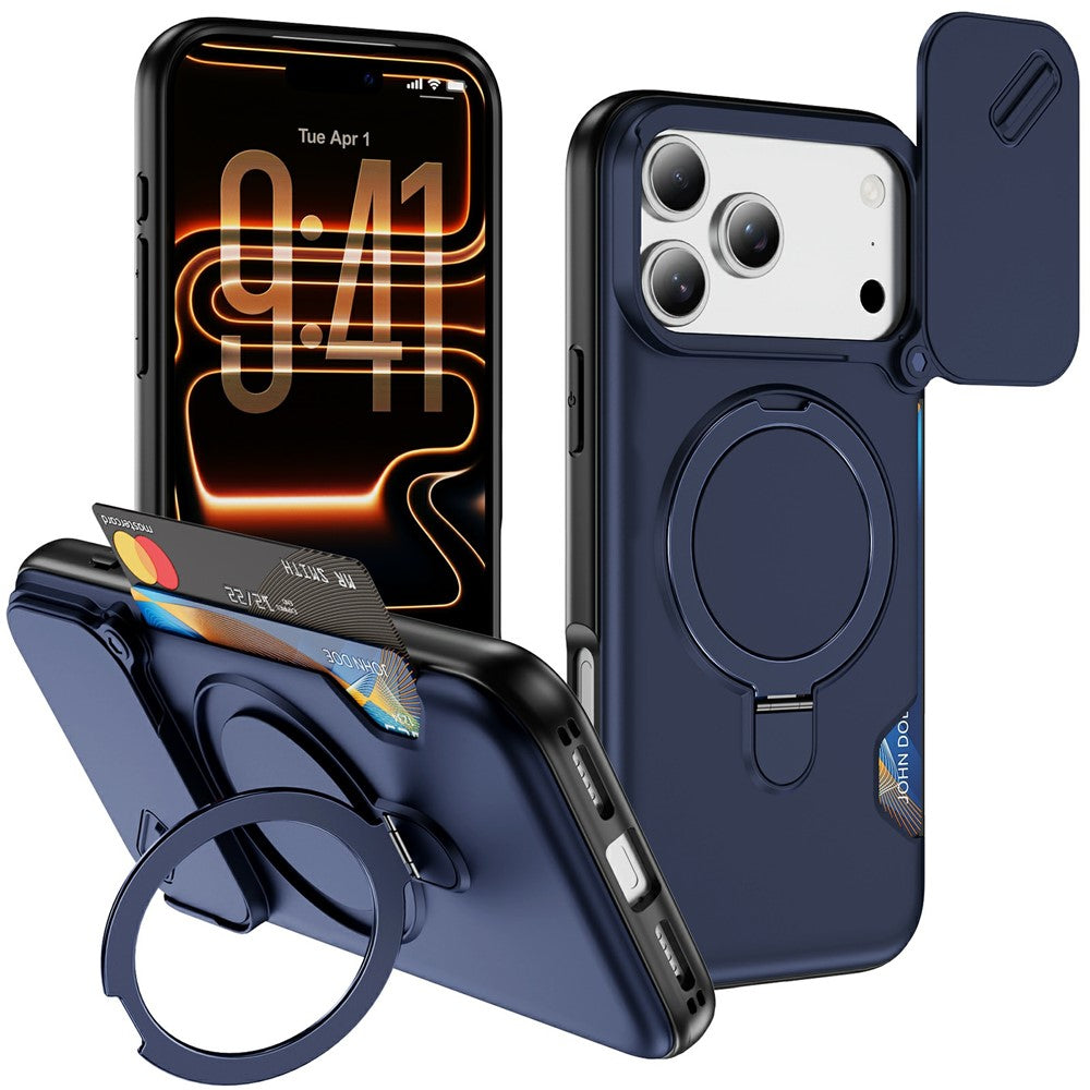 Outdoor/Kartenfach MagSafe/Magnet Hülle/Case mit verschiebbarer Kameraabdeckung für iPhone 18 Pro, 18 Pro Max | ZITOCASES®