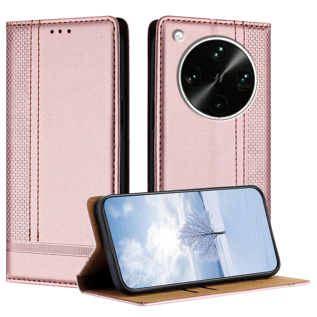 Karierte Kunstleder Klapp Hülle/Flip Case für Oppo Find X9 Ultra | ZITOCASES®