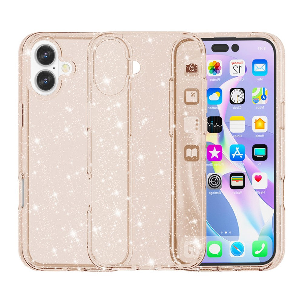 Bunte/Transparente Glitzer Silikon Hülle/Case für iPhone 17 | ZITOCASES®