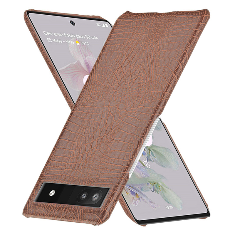 Krokodil-Leder Optik Hülle/Case verschiedene Farben für Google Pixel 9, 8-Serie | ZITOCASES®