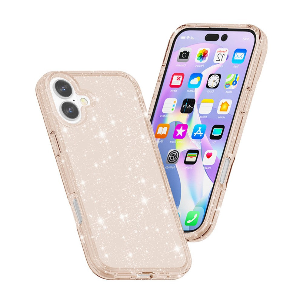 Bunte/Transparente Glitzer Silikon Hülle/Case für iPhone 17