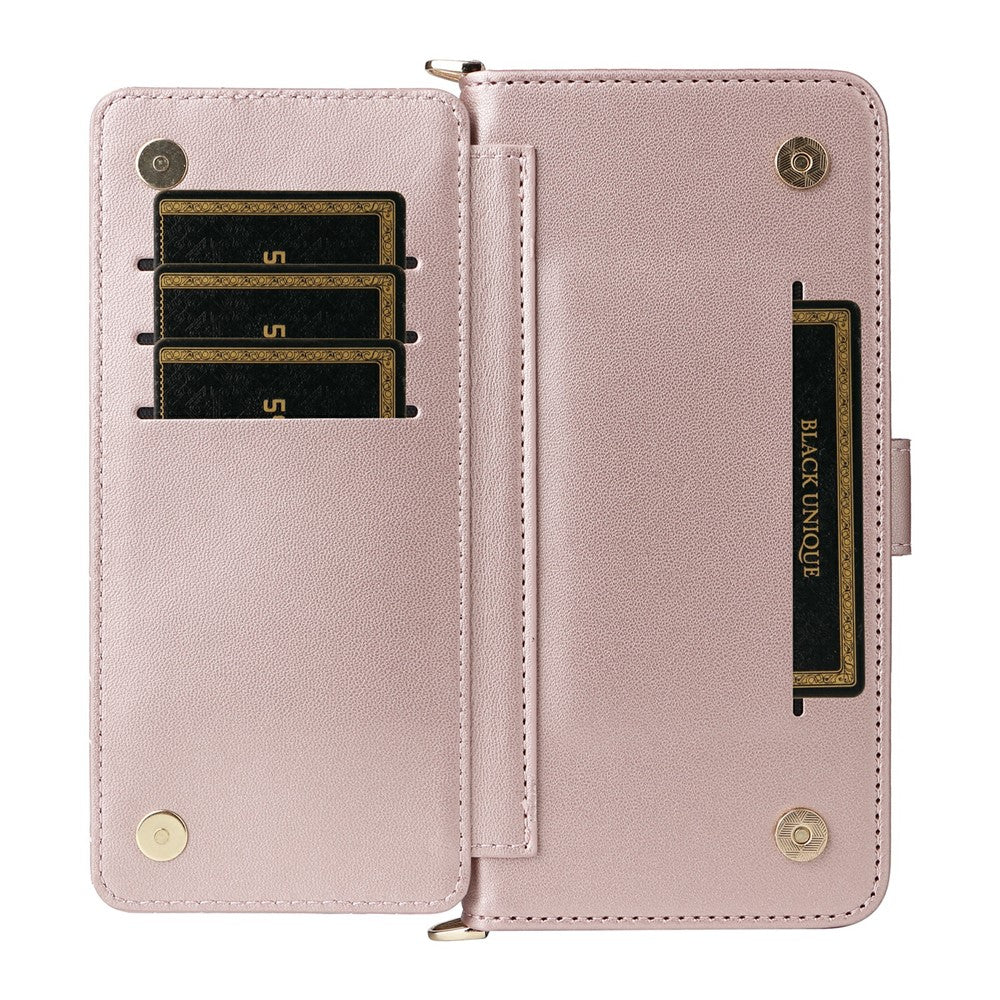 Karierte Portemonnaie/Geldbörse Kunstleder Klapphülle/Flipcase für Xiaomi Redmi Note 17, 17 Pro, 17 Pro Max