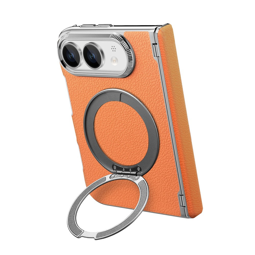 Stoßfeste Kunstleder MagSafe/Magnet Hülle/Case mit integriertem Ständer für iPhone Ultra | ZITOCASES®