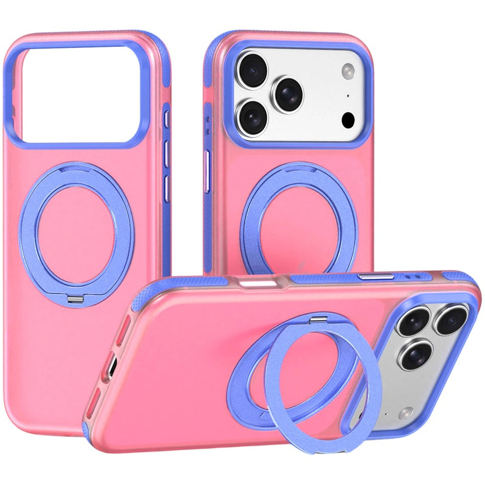 Zweifarbige/Stoßabsorbierende MagSafe/Magnet Hülle/Case mit integriertem Ständer für iPhone 18 Pro, 18 Pro Max | ZITOCASES®