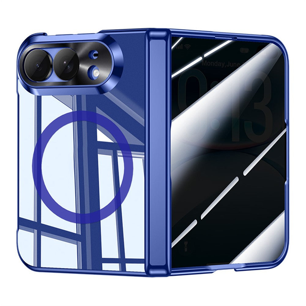 Kratzfeste/Transparente Vollschutz [SICHTSCHUTZ] MagSafe/Magnet Hülle/Case mit integriertem Ständer für iPhone Ultra | ZITOCASES®