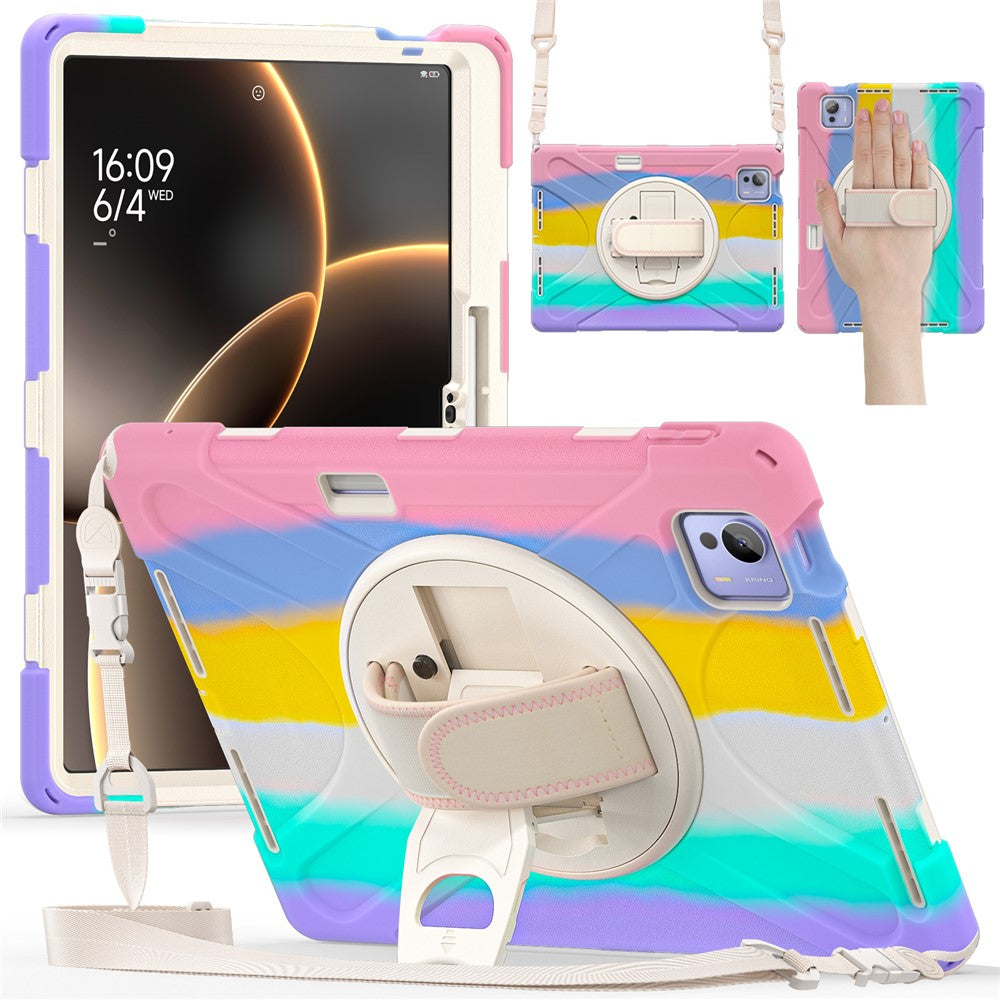 Dreiteilige Outdoor/Airbag Hülle/Case inkl. Gurt und Halteband für Xiaomi Pad 8, 8 Pro, 7S Pro, 7 Pro, 7 Ultra, 7, 6S Pro, 6 Pro, 6 | ZITOCASES®