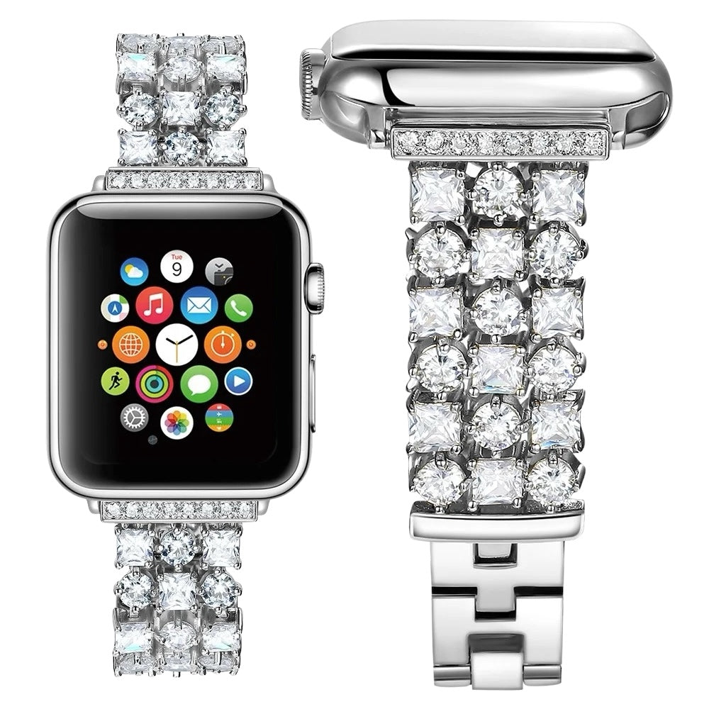 Diamant/Edelstahl Armband für Apple Watch Series 10, 9, 8, 7, 6, 5, 4, 3, 2, 1, SE, Ultra | ZITOCASES®