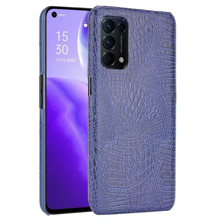 Krokodil-Leder Optik Hülle/Case verschiedene Farben für Oppo A, Reno 12, 11, 10, 9-Serie | ZITOCASES®