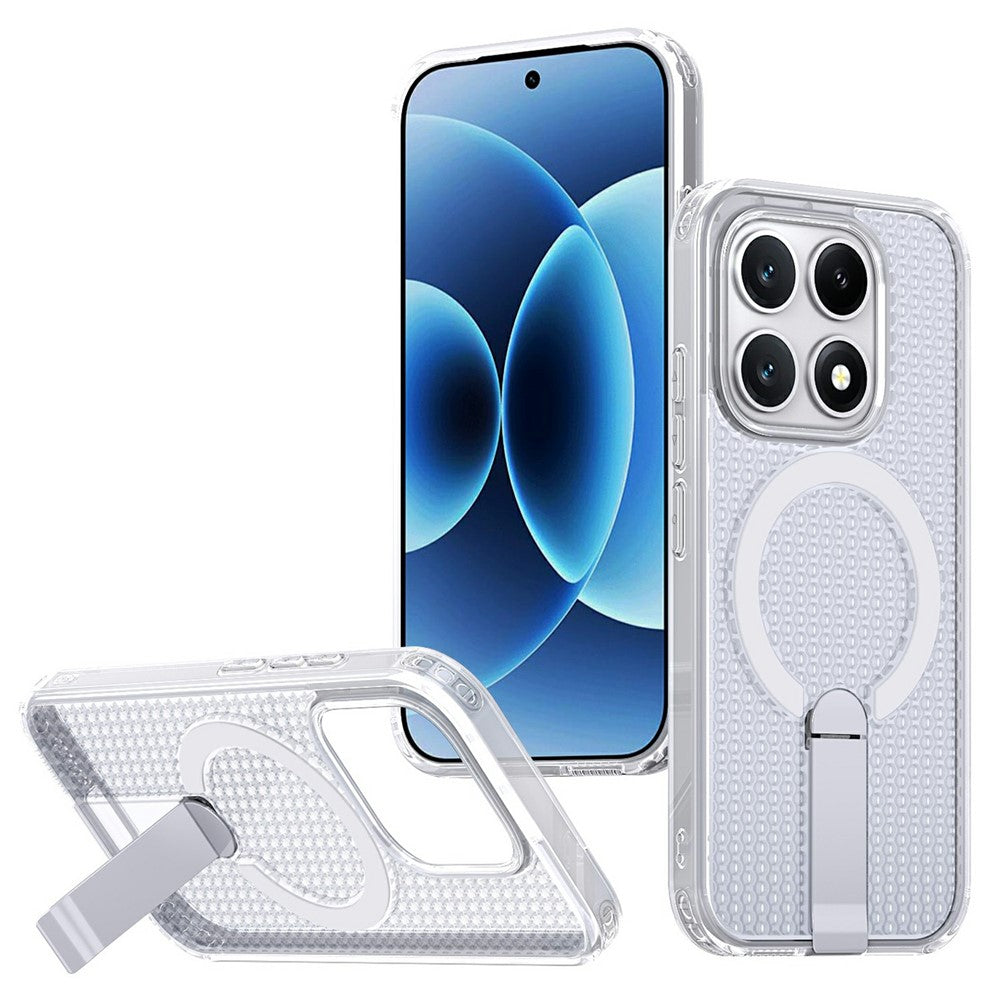 Gelochte/Wärmeableitende MagSafe/Magnet Hülle/Case mit integriertem Ständer für Xiaomi 17 | ZITOCASES®