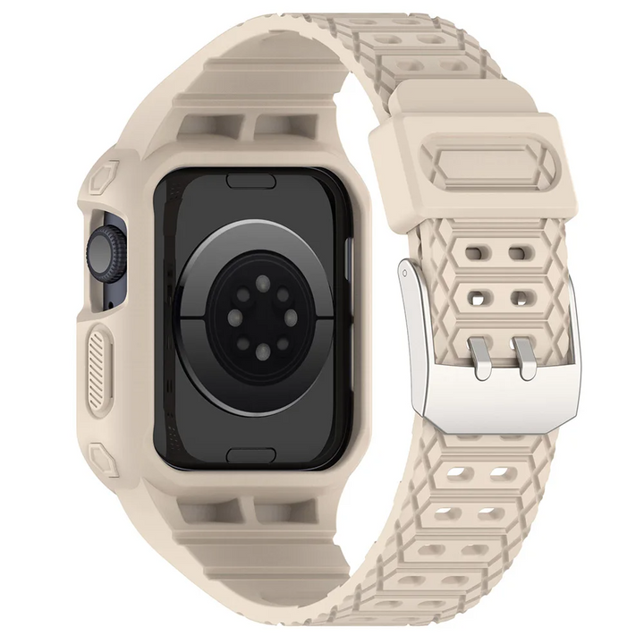 Silikon 2-in-1 Outdoor-Gehäuse Hülle/Case inkl. Silikon Armband für Apple Watch Series 8, 7, 6, SE | ZITOCASES®