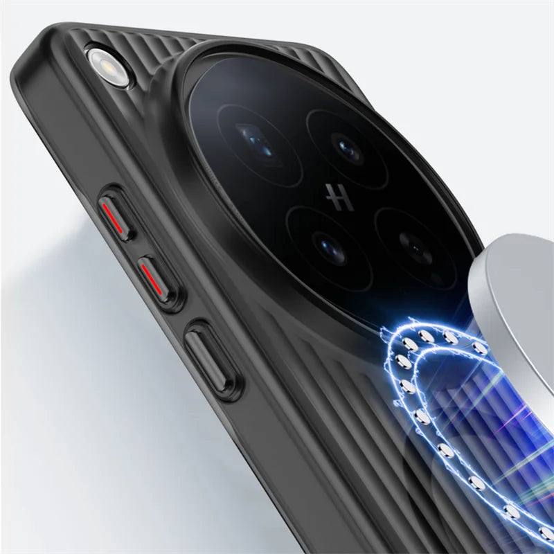 Dünne/Gestreifte MagSafe/Magnet Hülle/Case für Oppo Find X9 Ultra | ZITOCASES®