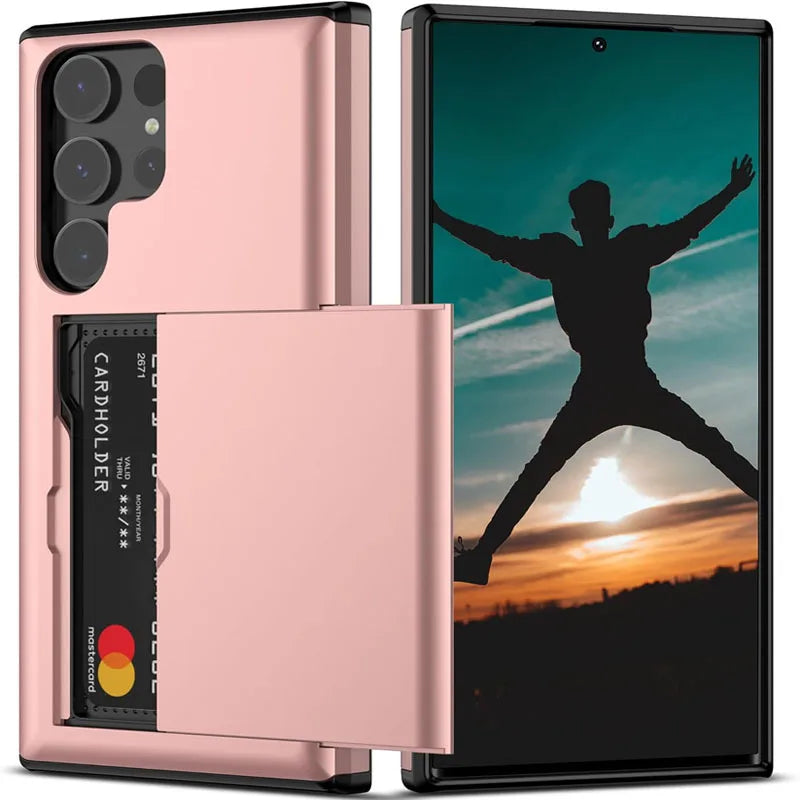 Business Hülle/Case mit Kreditkartenfach für Samsung Galaxy S26, S26 Plus, S26 Ultra