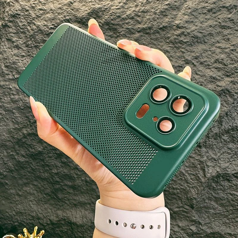 Gelochte/Wärmeableitende Plastik Hülle/Case für Xiaomi Redmi Poco X5, X4, F5-Serie | ZITOCASES®