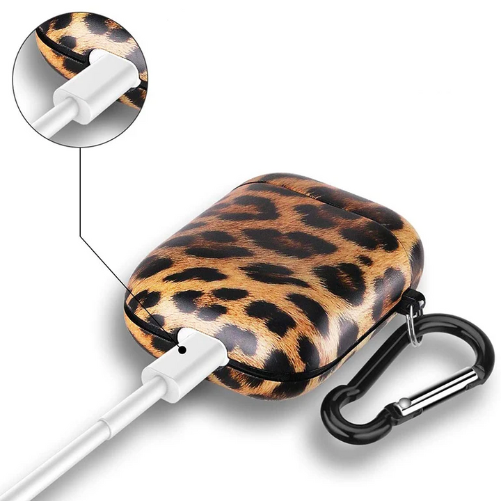 Leoparden Motiv Plastik Hülle/Case für AirPods 1, 2, 3, 4 | ZITOCASES®