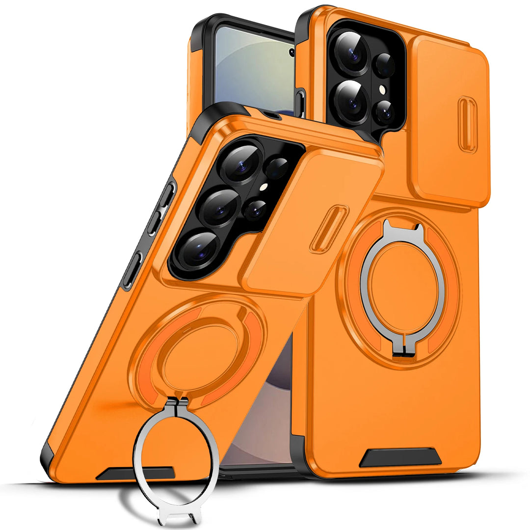 Outdoor MagSafe/Magnet Hülle/Case mit verschiebbarer Kameraabdeckung für Samsung Galaxy S26, S26 Plus, S26 Ultra | ZITOCASES®