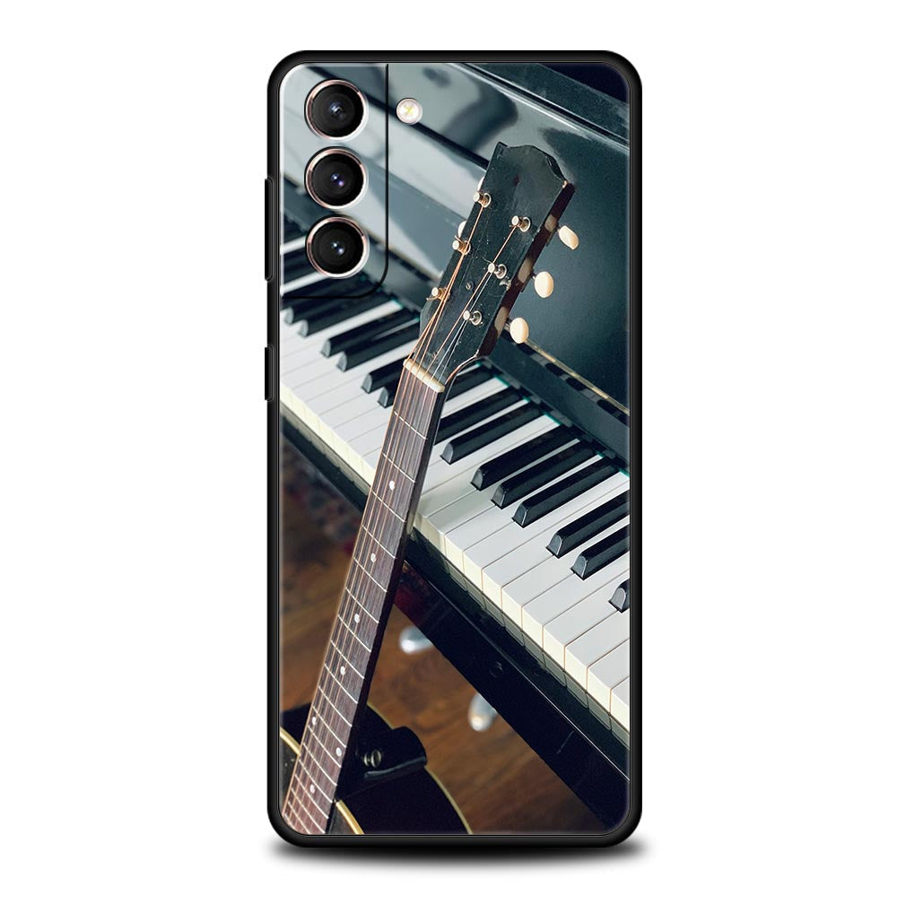 Musik/Instrumente Motive Soft Hülle/Case für Samsung Galaxy S25, Note-Serie | ZITOCASES®