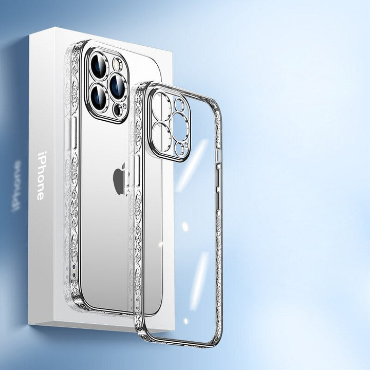 Transparente/Chrom Luxus Hülle/Case verschiedene Farben für iPhone 16, 15-Serie | ZITOCASES®