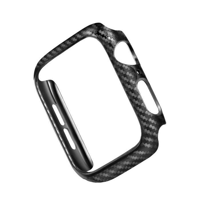 Carbon Optik Plastik Hülle/Case für Apple Watch Series 10, 9, 8, 7, 6, SE, Ultra 2 | ZITOCASES®