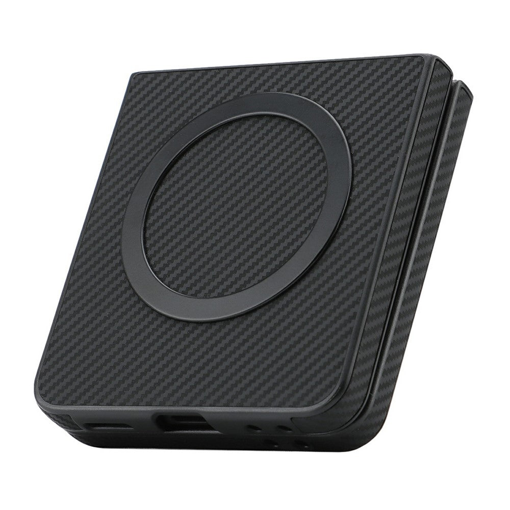 Carbon Optik MagSafe/Magnet Hartplastik Hülle/Case für Samsung Galaxy Z Flip 8 | ZITOCASES®