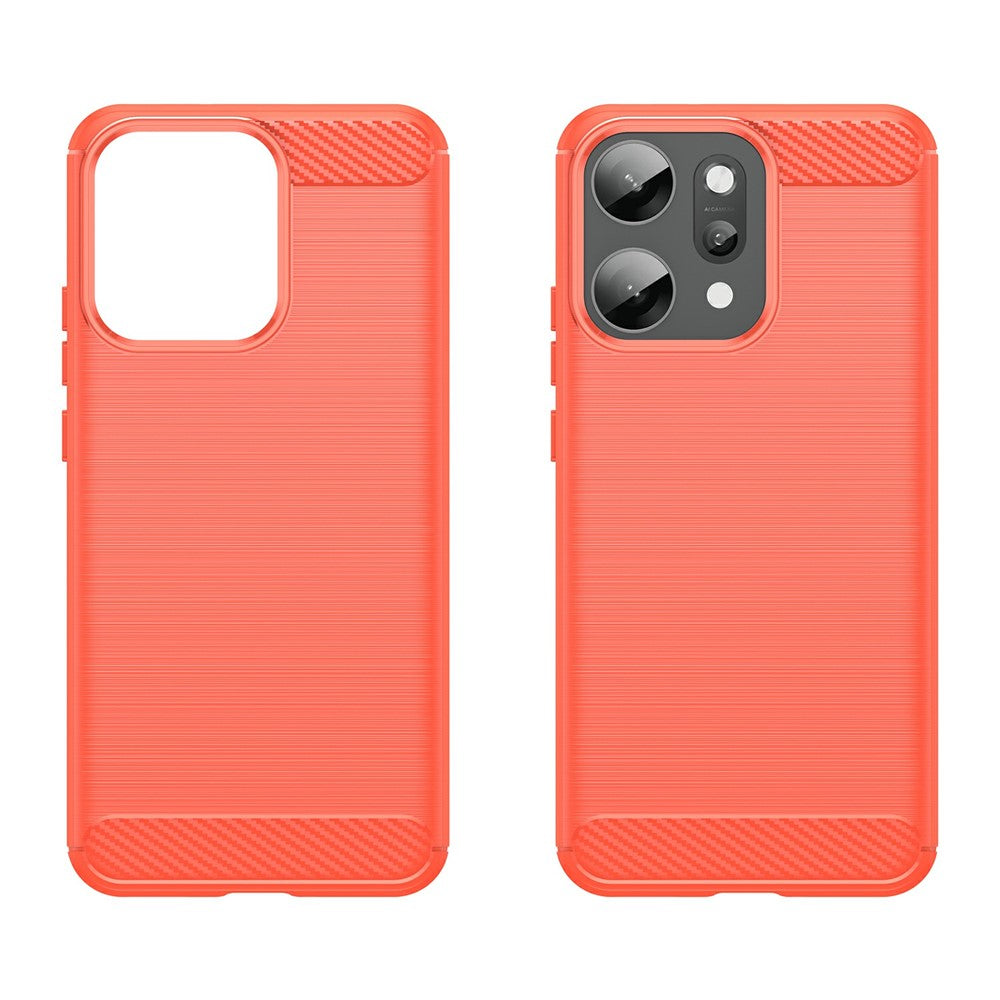 Metallstruktur/Carbon Optik Silikon Hülle/Case für Oppo Reno 14, 14 F, 14 Pro | ZITOCASES®
