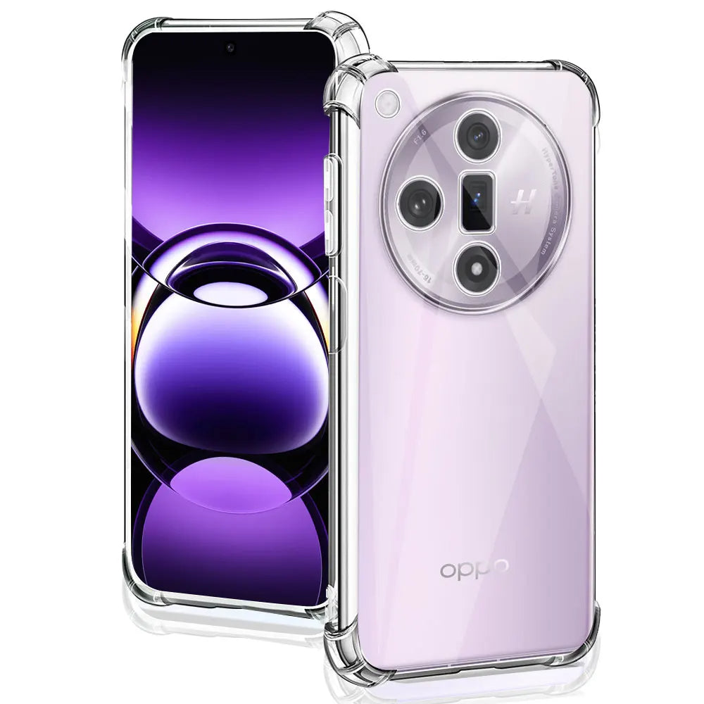 Transparente Airbag Hülle/Case für Oppo Reno 13, 13 Pro, 12, 12 Pro, 11, 11 Pro, 10, 10 Pro, 9, 9 Pro, 9 Pro Plus, 8 Pro, 8T, 8, 7SE, 7 Pro, 7, 6, 10X Zoom, Find X8, X8 Pro, X7, X7 Ultra, X6, X6 Pro, X5, X5 Pro, X5 Lite | ZITOCASES®