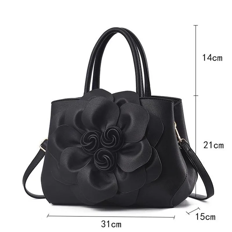 3D Blumen Kunstleder Hand/Trage/Schulter/Umhänge-Tasche | ZITOCASES®