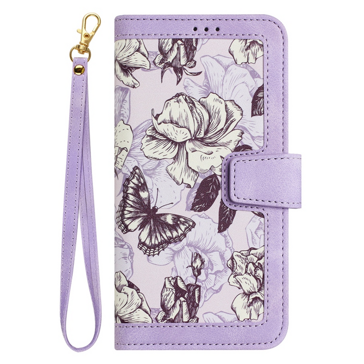 Blumen Retro/Vintage Kunstleder Klapp Hülle/Flip Case für iPhone 16-Serie | ZITOCASES®