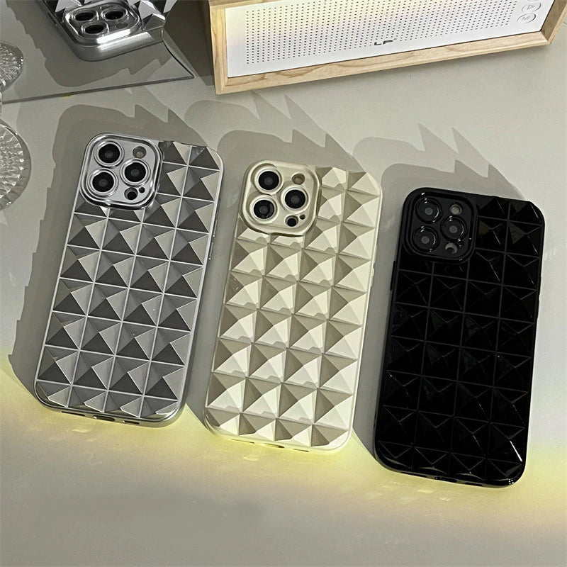 3D Nieten Silikon Hülle/Case für iPhone 16 -Serie | ZITOCASES®