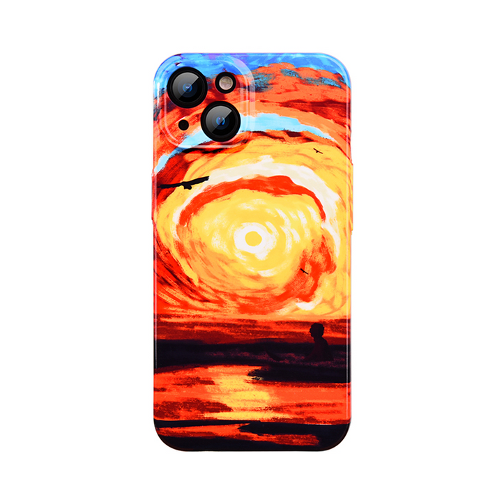 Sonnenuntergang/Gemälde Plastik Hülle/Case für iPhone 16-Serie | ZITOCASES®