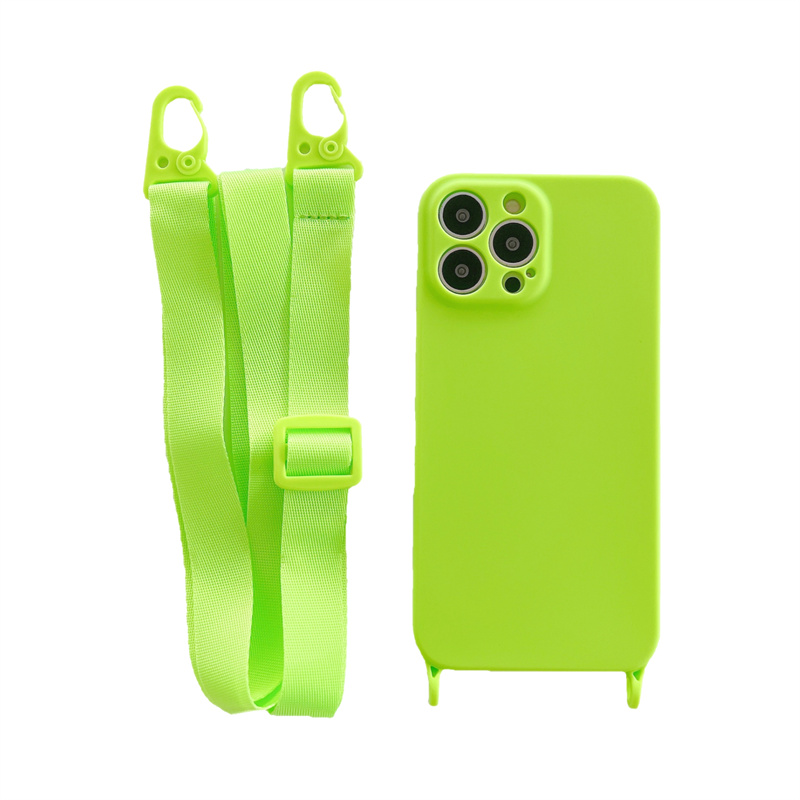 Neon Soft Hülle/Case zum Umhängen (Inkl. Band) für iPhone 16-Serie | ZITOCASES®