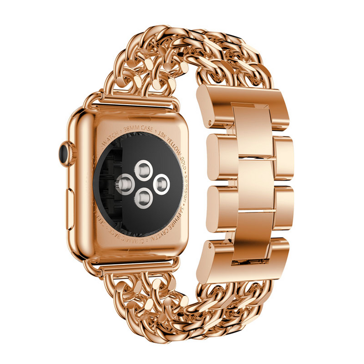 Edelstahl Gliederarmband/Kette für Apple Watch Series 10, 9, 8, 7, 6, 5, 4, 3, 2 ,1, SE, Ultra | ZITOCASES®