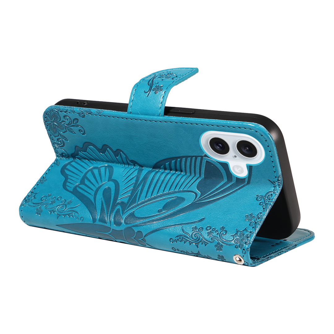 Schmetterling Motiv Kunstleder Klapp Hülle/Flip Case für iPhone 17 | ZITOCASES®