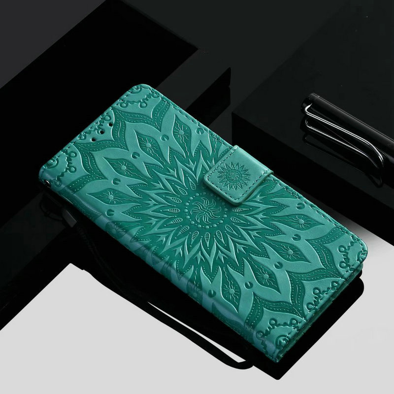 Mandala-Blumen Kunstleder Klapp Hülle/Flip Case für Honor Magic 7, 6, 5, 4-Serie | ZITOCASES®