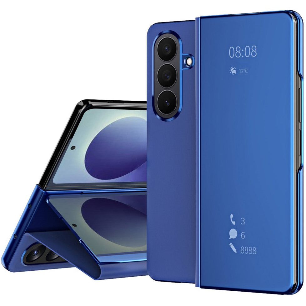 Transparente/Spiegel Kunstleder Klapphülle/Flipcase für Samsung Galaxy Z Fold 8 Ultra | ZITOCASES®