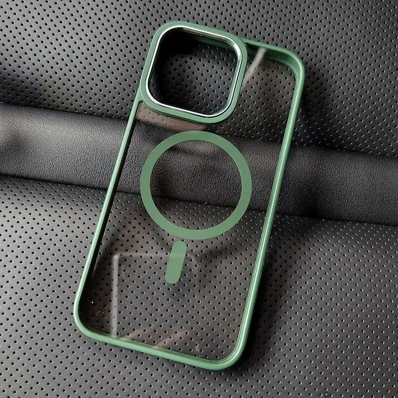 Dünne Transparente Plastik MagSafe/Magnet Hülle/Case für iPhone 13, 12-Serie | ZITOCASES®