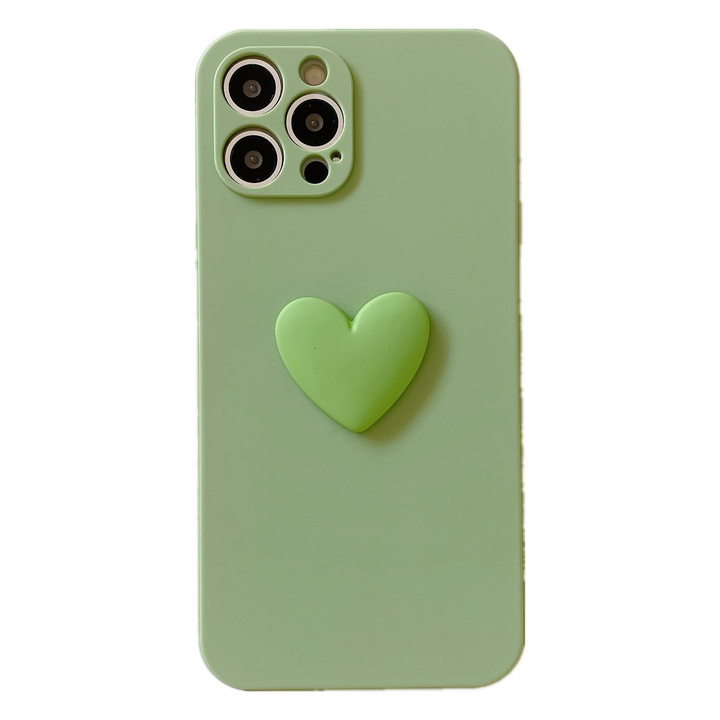 Bunte 3D Herz Soft Hülle/Case für iPhone 16, 15, 14, 13-Serie | ZITOCASES®