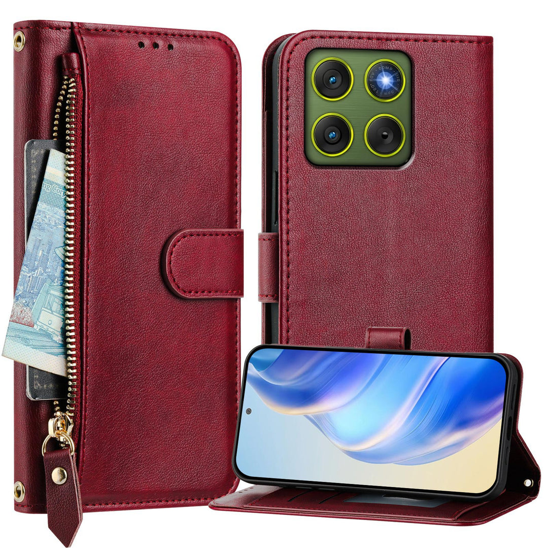 Kunstleder Brieftaschen Hülle/Case für Motorola Edge 70 | ZITOCASES®
