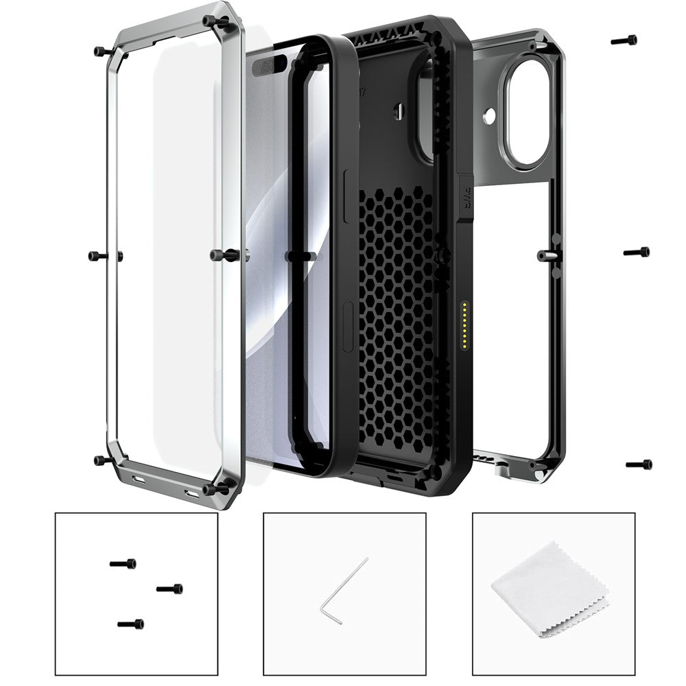 Verschraubbare 360° Aluminium Outdoor Vollschutz Hülle/Case für iPhone 17 | ZITOCASES®