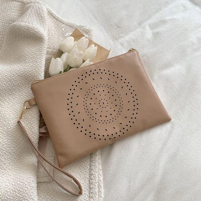 Mandala-Blumen Design Kunstleder Clutch/Tasche | ZITOCASES®