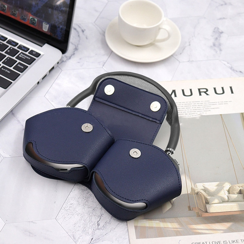 Elegante Kunstleder Tasche/Case für AirPods Max | ZITOCASES®