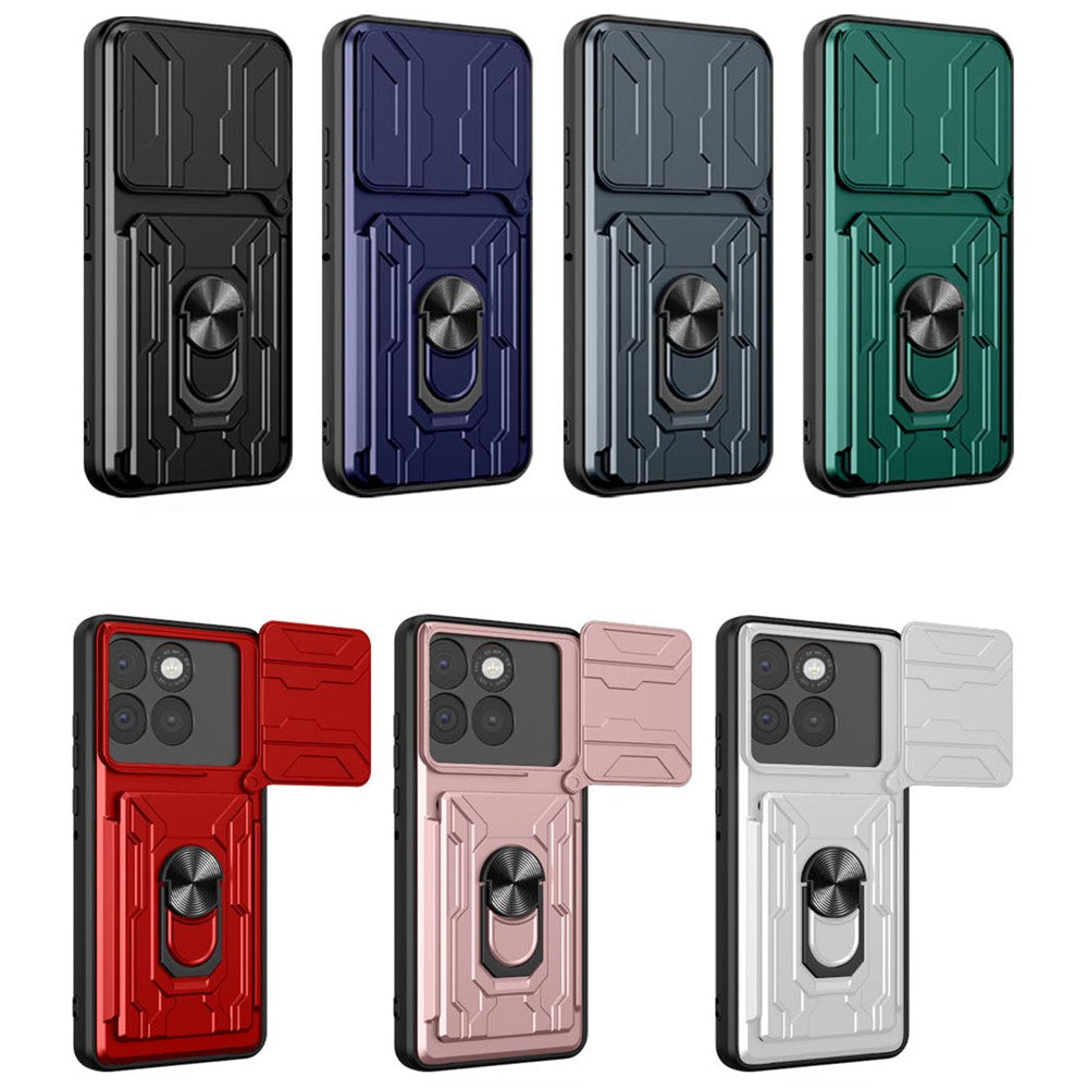 Kamera Schutz Outdoor/Magnet Hülle/Case mit Kartenfach für Motorola Edge 70