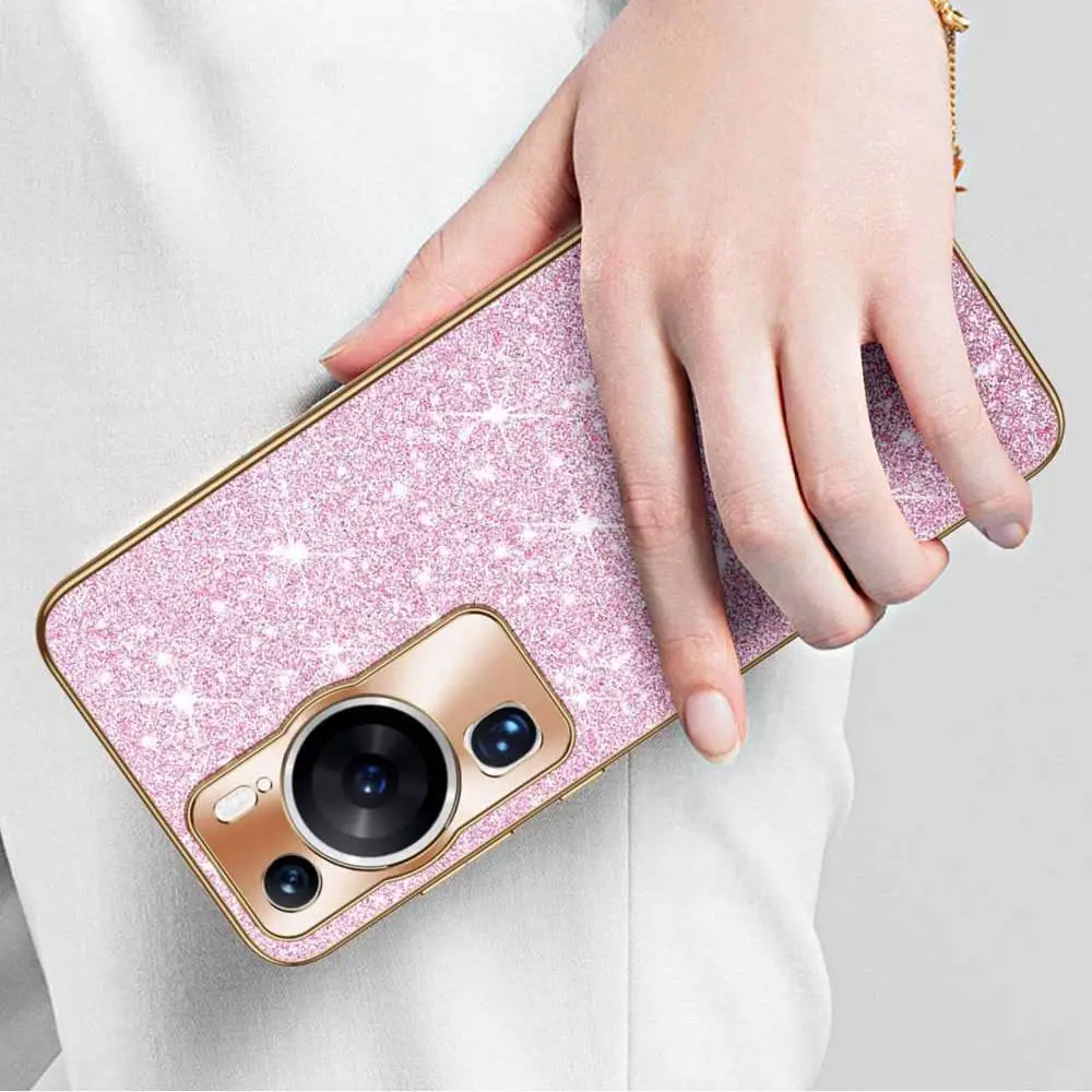 Glitzer/Gold Soft Hülle/Case für Huawei Pura 70, 70 Pro, 70 Ultra, P60 Pro, P50, P50 Pro, P40, P40 Pro, P40 Lite, P30, P30 Lite, P30 Pro, P20, P20 Pro, P20 Lite, Mate 60 Pro, 50 Pro, 40 Pro, Nova 12s, 12i, 12 SE | ZITOCASES®