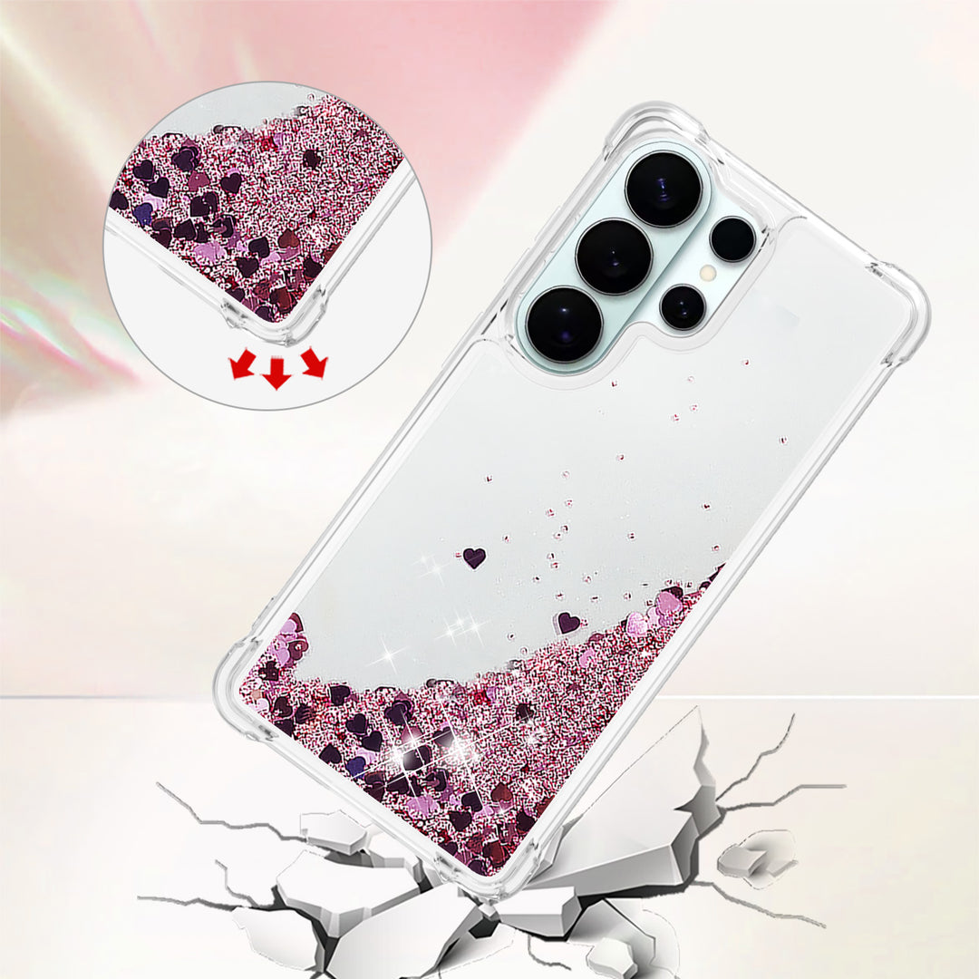 Liquid Schwimmende Glitzer Flakes Hülle/Case für Samsung Galaxy S26, S26 Plus, S26 Ultra | ZITOCASES®