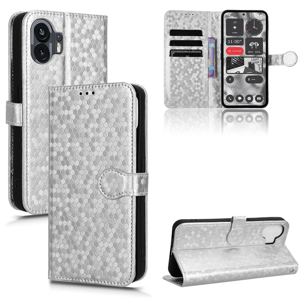 Kunstleder Geometrie-Muster Klapp Hülle/Flip Case für Nothing Phone (3a), (3a) Pro, (2), (2a), (2a) Plus, (1), CMF Phone 1 | ZITOCASES®