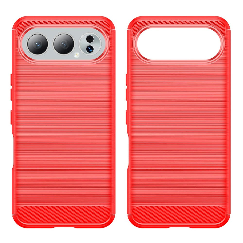 Metallstruktur/Carbon Optik Silikon Hülle/Case für Honor 500, 500 Pro | ZITOCASES®